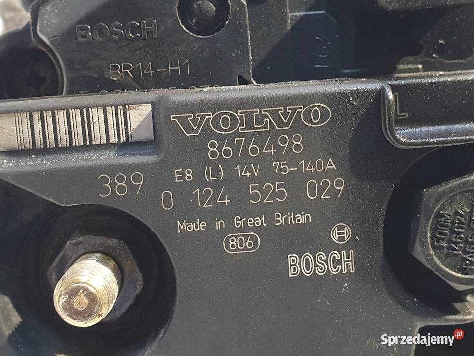 ALTERNATOR Volvo S40 V40 18 16V 8676498 Chełm