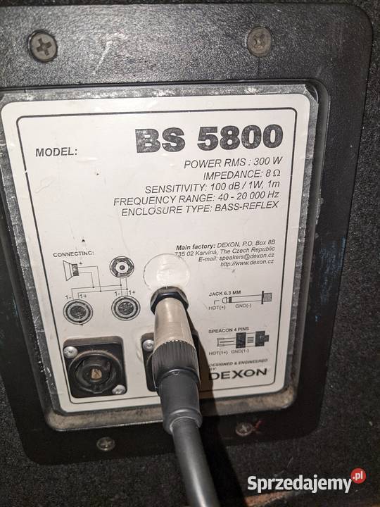 Kolumny Dexon bs 5800 Słuchawki i głośniki sprzedam