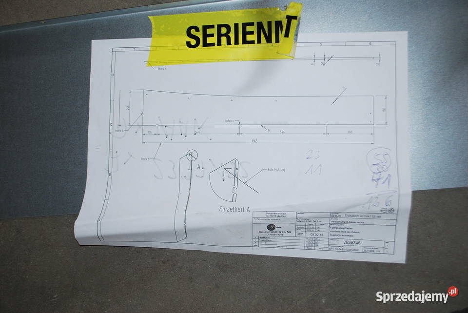 ŁĄCZNIKI KABINY Z ZABUDOWĄ KAMPER BUERSTNER FIAT mazowieckie Grzebowilk sprzedam