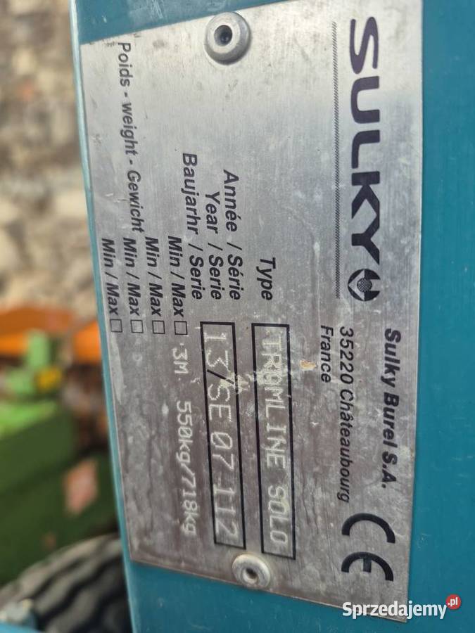 Siewnik zbożowy Sulky Nowogrodziec sprzedam