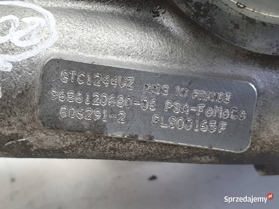 TURBOSPRĘŻARKA VOLVO C30 V40 II S40 V50 V60 S60 Turbosprężarki lubelskie Chełm sprzedam