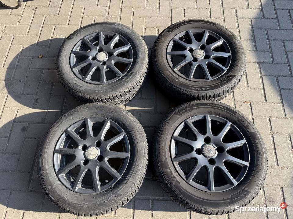 Komplet Alu felg 4x108 roczne opony idealne Poznań