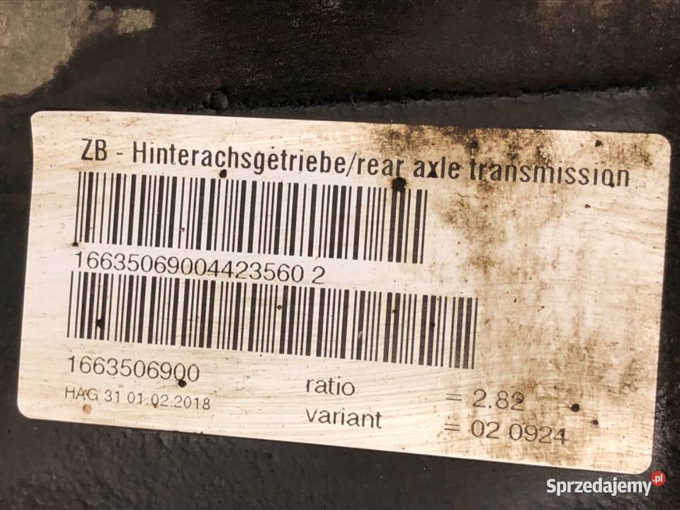 MOST DYFER TYŁ MERCEDES GLE 1663506900 30 258