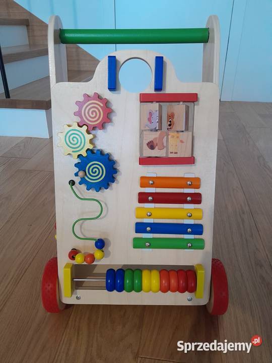 Drewniany pchacz chodzik Samochody i pojazdy śląskie Wręczyca Wielka