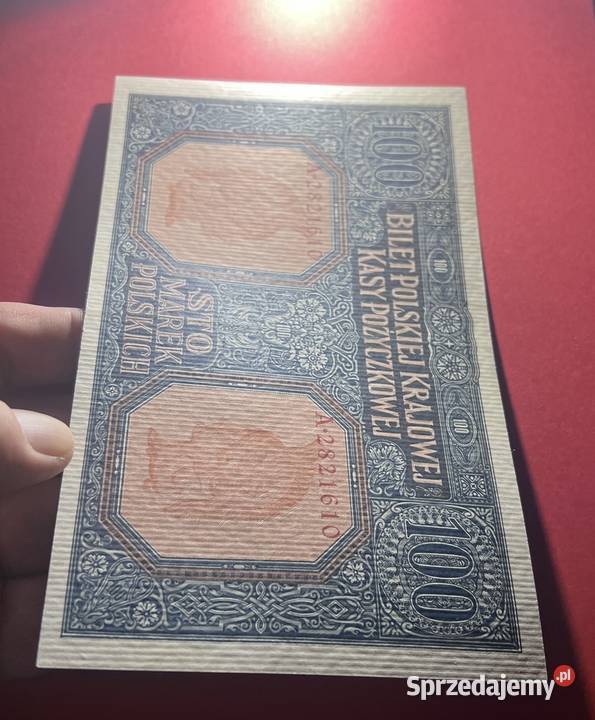 100 mkp 1916 Generał PIĘKNE Trąbki Wielkie