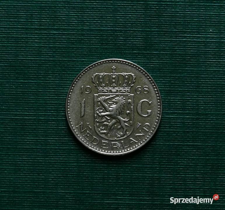 HOLANDIA 1 gulden 1968r śląskie Gliwice