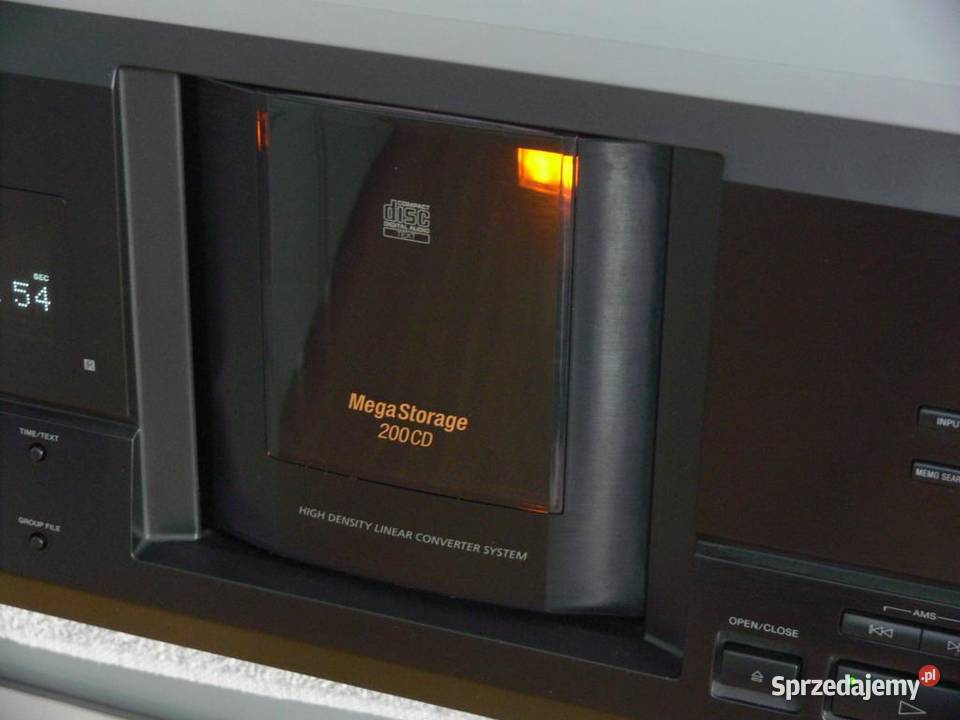 Zmieniarka na 200 CD Sony CDPCX220 TEXT sprawna Jasło