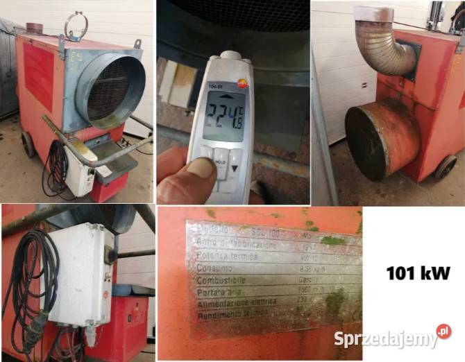 Nagrzewnica przemysłowa budowlana hala warsztat sprzedam