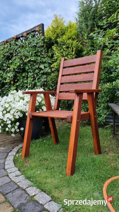 Krzesło ogrodowe drewniane krzesło drewniane na śląskie