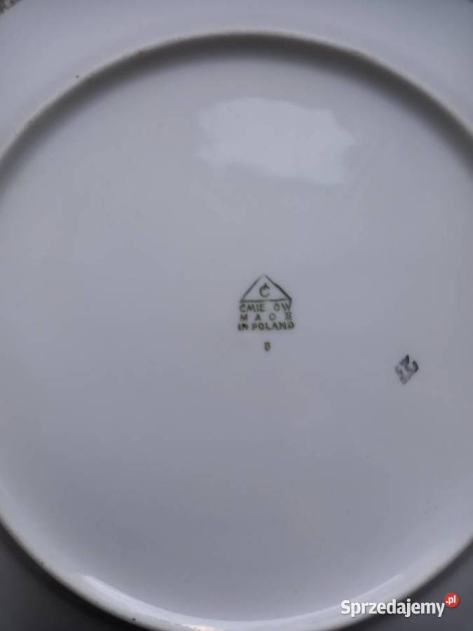 Sprzedam talerze Ćmielów Talerze i talerzyki Kraków sprzedam