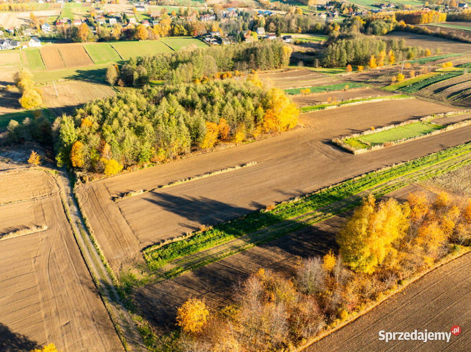 Budowlana działka w Trąbkach Biskupice małopolskie Trąbki