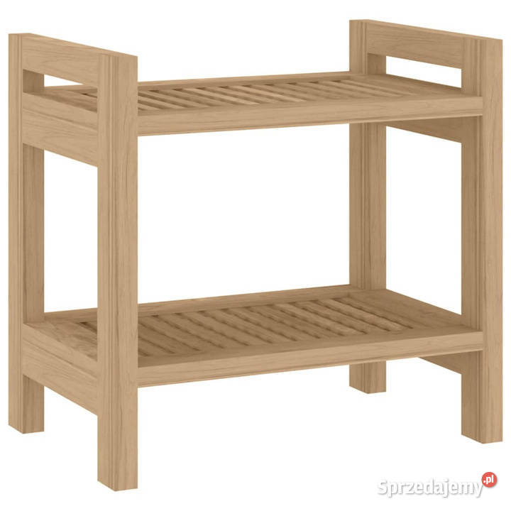 Stolik łazienkowy 45x30x45 lite drewno tekowe Warszawa sprzedam
