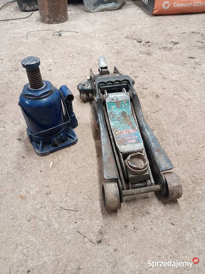 Podnośnik lewarek słupkowy żaba 2 sztuki stan Gawłuszowice