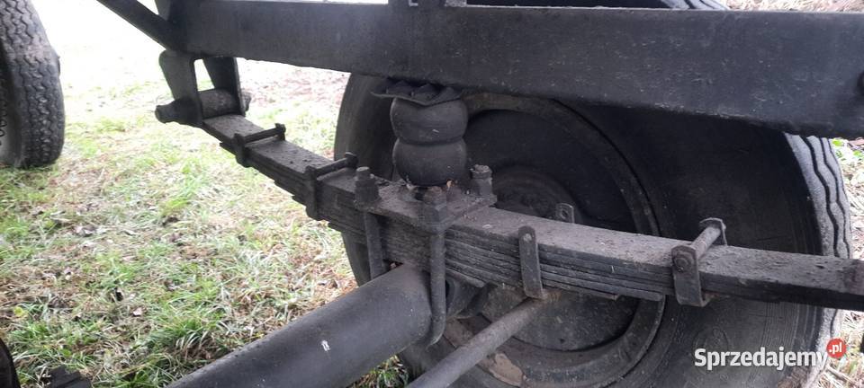 Przyczepa rolnicza Autosan d50 sztywna transport nieuszkodzony łódzkie Złoczew sprzedam
