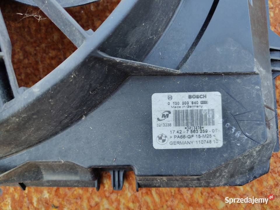 Bmw e87 e90 wentylator chłodnicy oryginał 100 Aleksandrów Łódzki