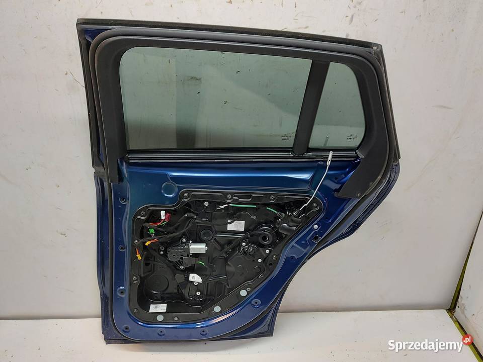 Mercedes EQC 400 W293 DRZWI PRAWE TYŁ niebieski Drzwi