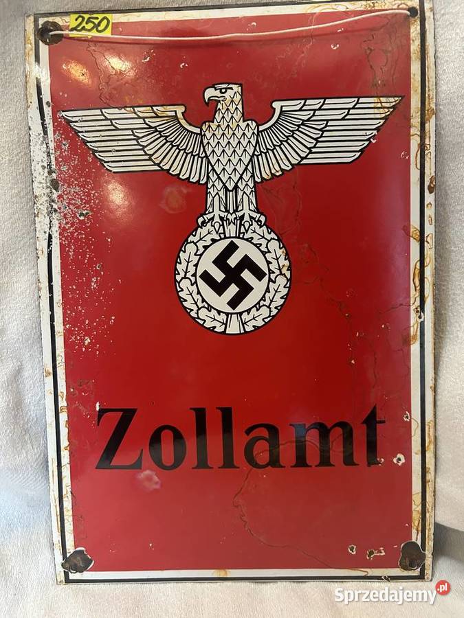 Tablica emaliowana niemiecka Kraków