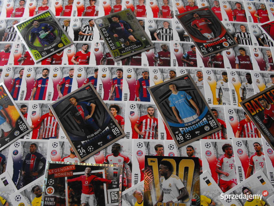 topps Match Attax 202324 MEGA zestaw 280 kart Mykanów sprzedam