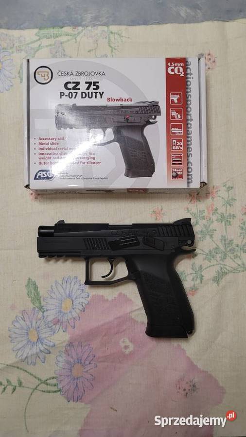 Wiatrówka CZ 75 P07 Duty BlowBack 45 mm Bytom