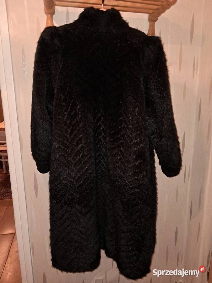 Futro damskie czarne długie do sprzedania Kurtki i płaszcze Kraków