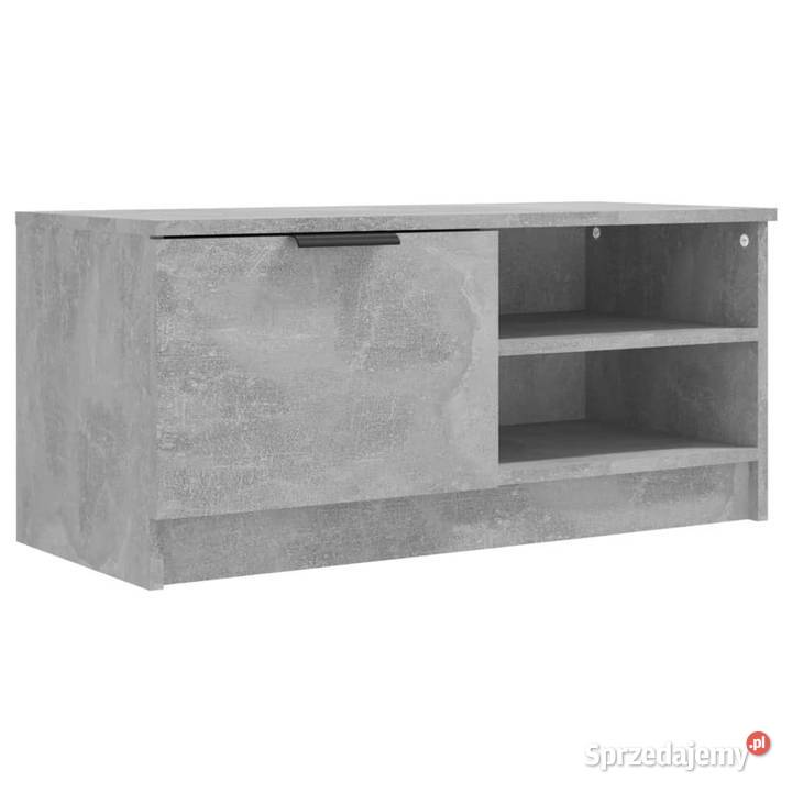 Szafka pod TV szarość betonu 80x35x365 WM811474 mazowieckie