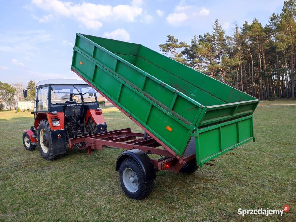 Przyczepa rolnicza jednoosiowa wywrotka łódzkie Głowno