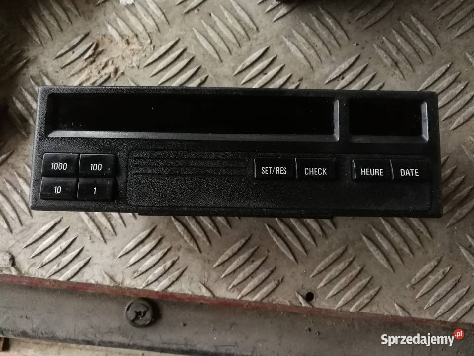 Komputer pokładowy BMW E36 OBC panele sterowania, przełączniki