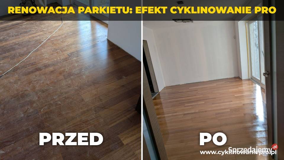 Cyklinowanie i renowacja parkietu Warszawa mazowieckie