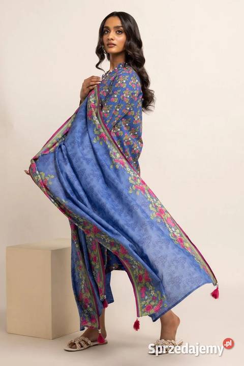 Duża chusta orientalna dupatta pareo turban Szczecin