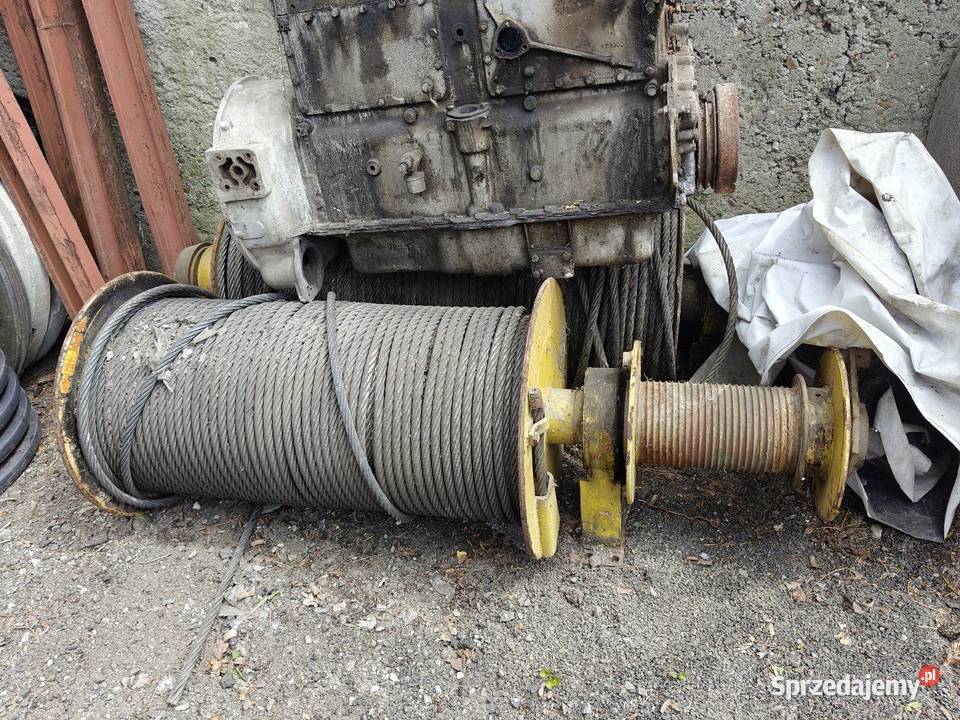 Lina stalowa dwie szpule Stan liny nowy małopolskie Bibice