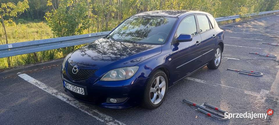 Mazde 3 2004r 16 benzyna LPG manualna Łódź sprzedam