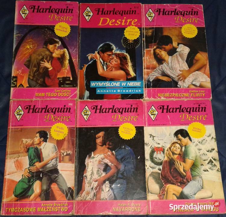 Harlequin Książki romanse 67 części miękka lubelskie Chełm