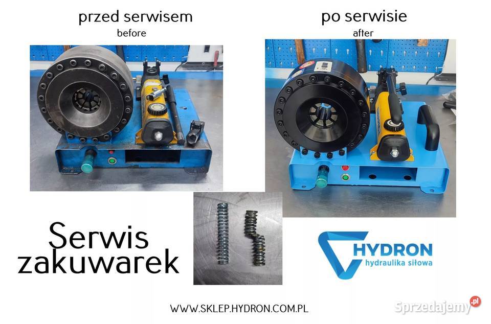Zakuwarka do węży hydraulicznych mobilna NOWOŚĆ wielkopolskie Złotów