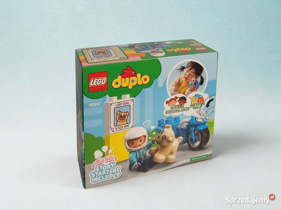LEGO DUPLO 10967 Motocykl policyjny Pies zaginął lubelskie Lublin sprzedam
