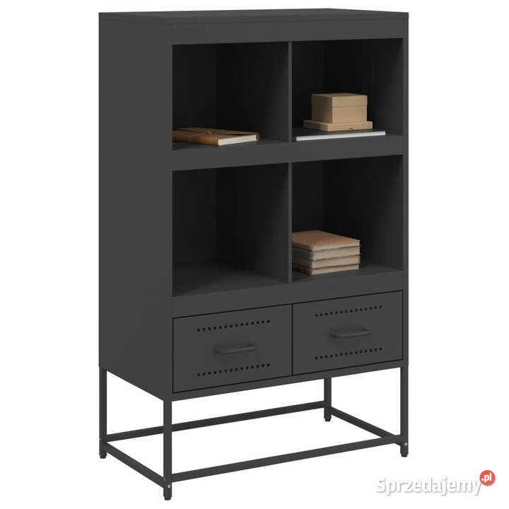 Szafka czarna 68x39x1115 stal WM846602 Warszawa