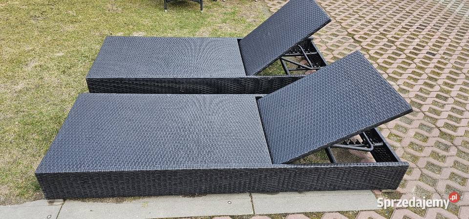Leżaki ratanowe do ogrodu na taras sprzedam