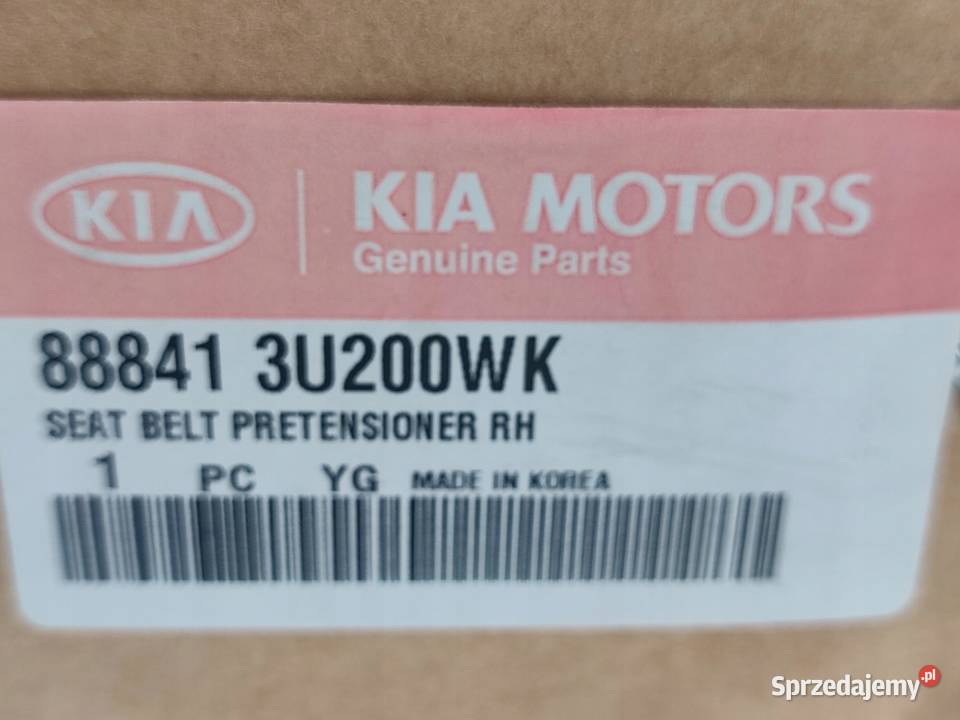 NAPINACZ PASA BEZP PRAWY KIA SPORTAGE III FL