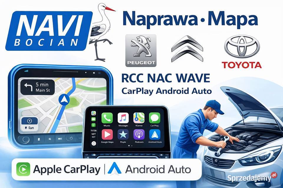 Naprawa Mapa Peugeot Citroen Toyota RCC NAC WAVE Szczecinek