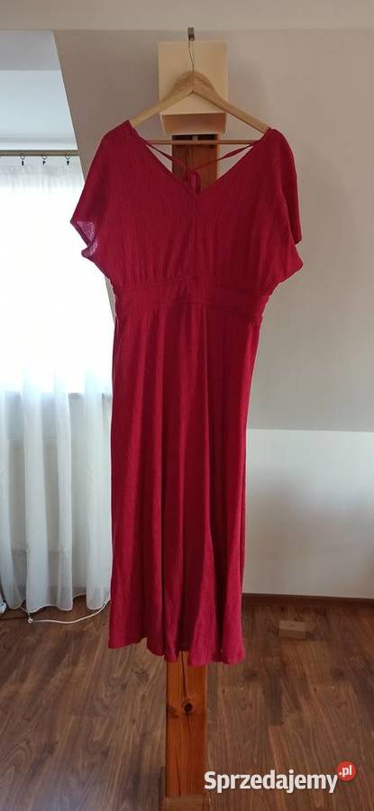 Nowa elegancka długa sukienka damska kolor Brzechów sprzedam