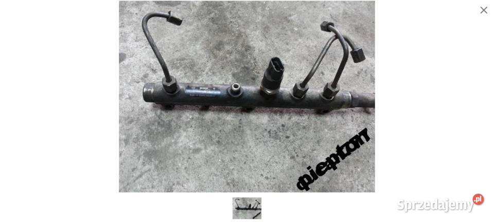 listwa wtryskowa 0445224006 fiat iveco 23hpi jtd Układ paliwowy dolnośląskie Jelcz-Laskowice sprzedam