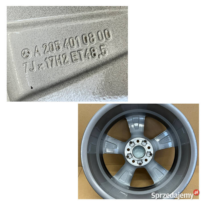 Felgi Mercedes Benz 17 Klasa C W205 A2054010800 Gostyń