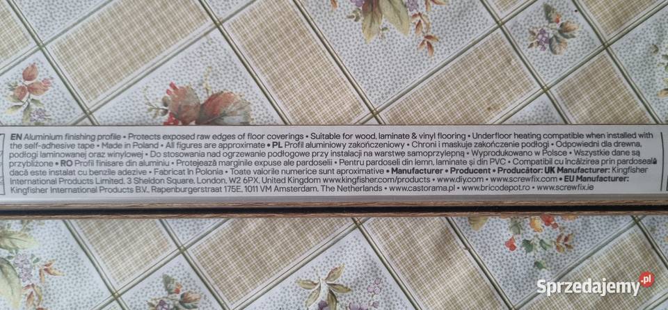 Profil aluminiowy zakończeniowy GoodHome Zabrze