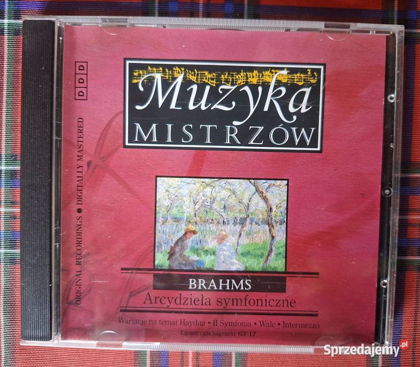 Muzyka mistrzów Brahms Arcydzieła symfoniczne CD 1 płyta Kraków