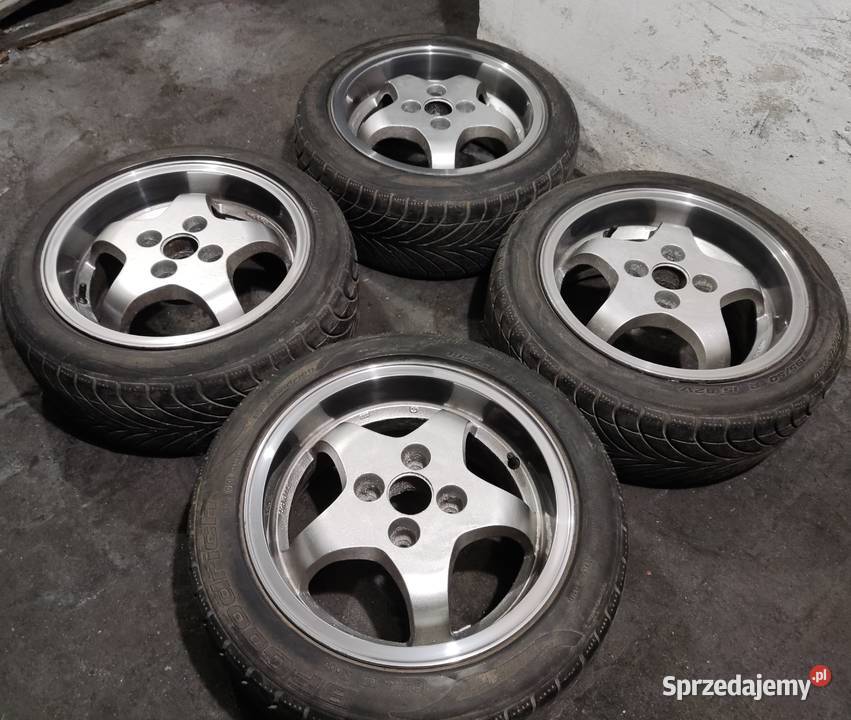 Kultowe MIM 15 7J 4x108 polerowane ranty opony Opole