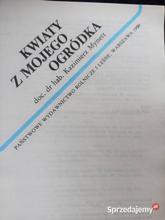 Kwiaty z mojego ogródka książki Warszawa Poradniki, albumy i reportaże