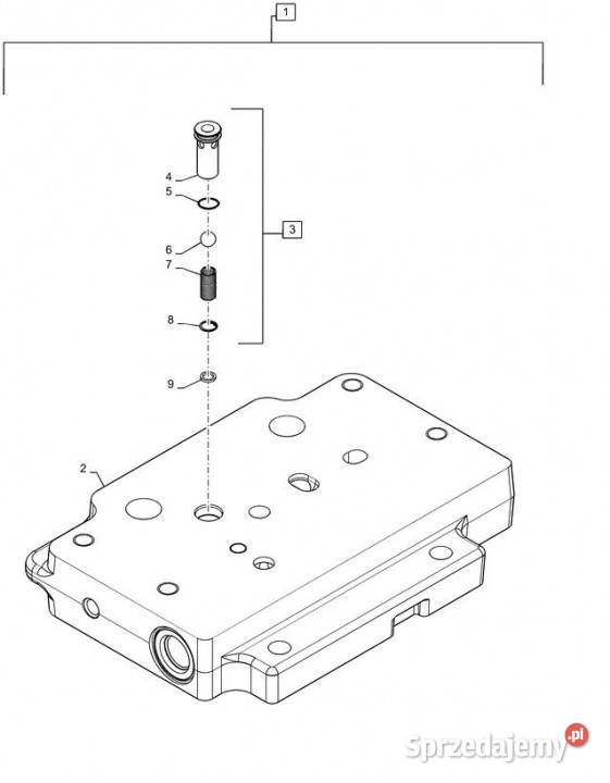 Holland T6090 T6070 Kolektor 87444976 Jastrzębniki