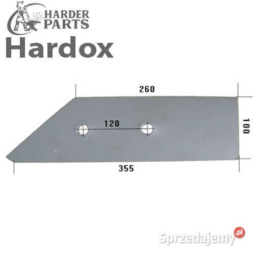 Płoza HARDOX 4651292P części do pługa KRONE Suwałki