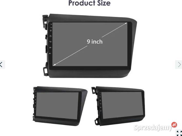 Radio Android 12 Honda Civic 1215r gps wifi Ożarowice
