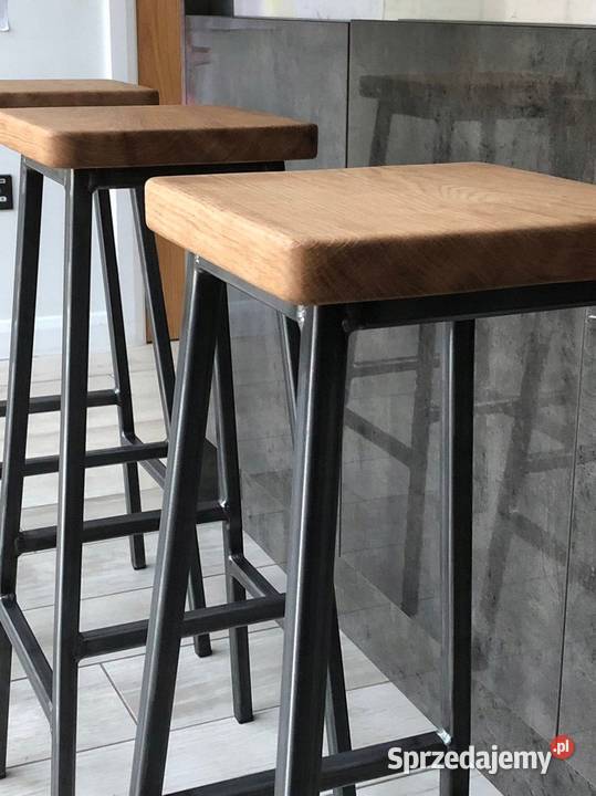 Hoker LOFT NA WYMIAR barowy DĄB stal Bartoszyce