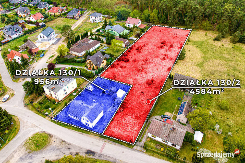 Potencjał inwestycyjny łącznie 5540 m Łężyca Zielona Góra